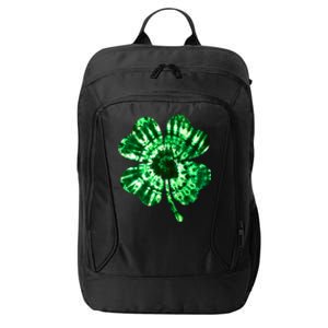 Tie Dye Clover St Patrick's Day City Backpack