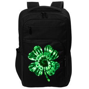 Tie Dye Clover St Patrick's Day Impact Tech Backpack