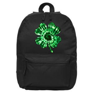 Tie Dye Clover St Patrick's Day 16 in Basic Backpack