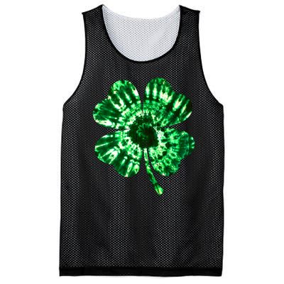 Tie Dye Clover St Patrick's Day Mesh Reversible Basketball Jersey Tank