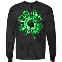 Tie Dye Clover St Patrick's Day Tie-Dye Long Sleeve Shirt