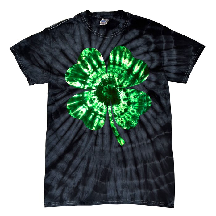 Tie Dye Clover St Patrick's Day Tie-Dye T-Shirt