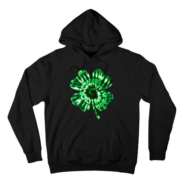 Tie Dye Clover St Patrick's Day Tall Hoodie