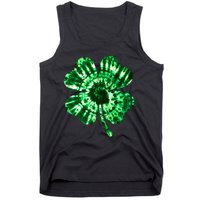 Tie Dye Clover St Patrick's Day Tank Top