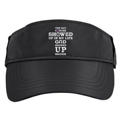 The Day Cancer Showed Up In My Life God Showed Up Bigger Adult Drive Performance Visor