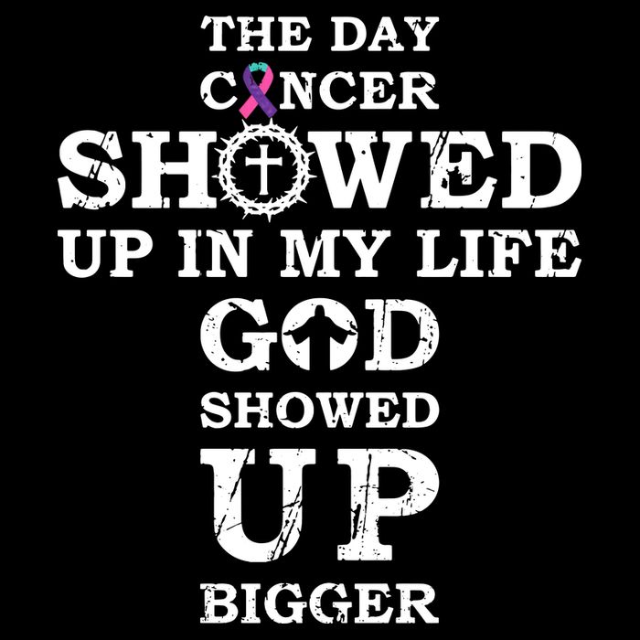 The Day Cancer Showed Up In My Life God Showed Up Bigger Wool Snapback Cap
