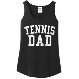 Tennis Dad Classic Bold Font FatherS Day Daddy Ladies Essential Tank