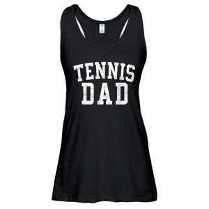 Tennis Dad Classic Bold Font FatherS Day Daddy Ladies Essential Flowy Tank