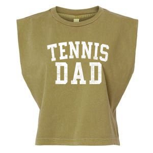 Tennis Dad Classic Bold Font FatherS Day Daddy Garment-Dyed Women's Muscle Tee