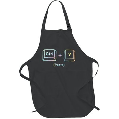 Tie Dye Ctrl  VPaste Copy Paste Set Father and Baby Full-Length Apron With Pockets