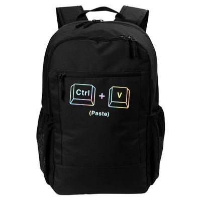 Tie Dye Ctrl  VPaste Copy Paste Set Father and Baby Daily Commute Backpack