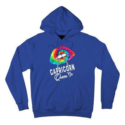 Tie Dye Capricorn Queen Lips Classic Gift Hoodie