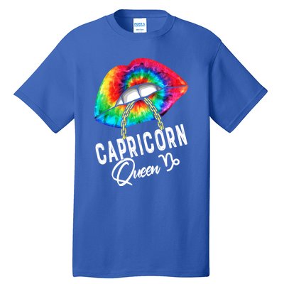 Tie Dye Capricorn Queen Lips Classic Gift Tall T-Shirt