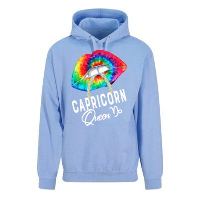 Tie Dye Capricorn Queen Lips Classic Gift Unisex Surf Hoodie