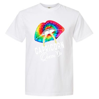 Tie Dye Capricorn Queen Lips Classic Gift Garment-Dyed Heavyweight T-Shirt