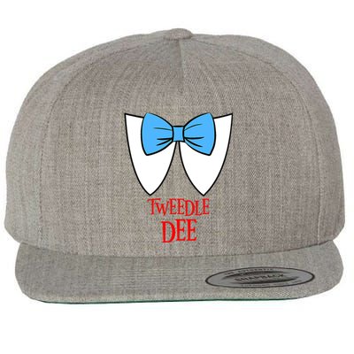 Tweedle Dee Costume Halloween Fairytale Character Wool Snapback Cap