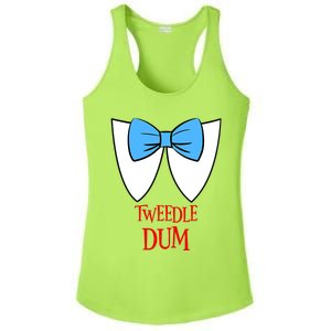 Tweedle Dum Costume Halloween Fairytale Character Ladies PosiCharge Competitor Racerback Tank