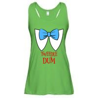 Tweedle Dum Costume Halloween Fairytale Character Ladies Essential Flowy Tank