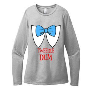 Tweedle Dum Costume Halloween Fairytale Character Womens CVC Long Sleeve Shirt