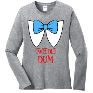 Tweedle Dum Costume Halloween Fairytale Character Ladies Long Sleeve Shirt