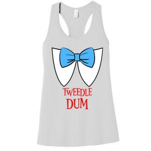 Tweedle Dum Costume Halloween Fairytale Character Women's Racerback Tank