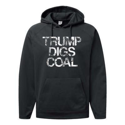 Trump Digs Coal Performance Fleece Hoodie