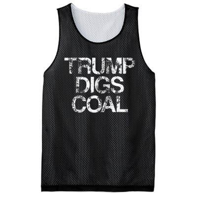 Trump Digs Coal Mesh Reversible Basketball Jersey Tank