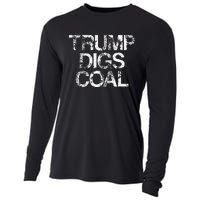 Trump Digs Coal Cooling Performance Long Sleeve Crew