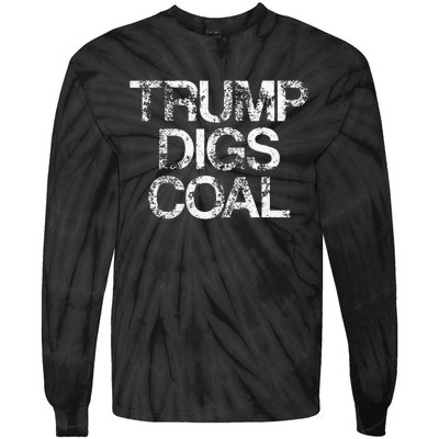 Trump Digs Coal Tie-Dye Long Sleeve Shirt