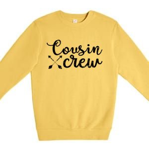 Thanksgiving Dinner Cousin Crew Gift Thanksgiving Cute Gift Premium Crewneck Sweatshirt