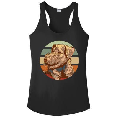 Terrier Dog Cute Sunset Ladies PosiCharge Competitor Racerback Tank