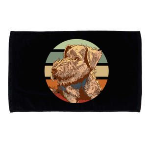 Terrier Dog Cute Sunset Microfiber Hand Towel