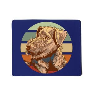 Terrier Dog Cute Sunset Mousepad