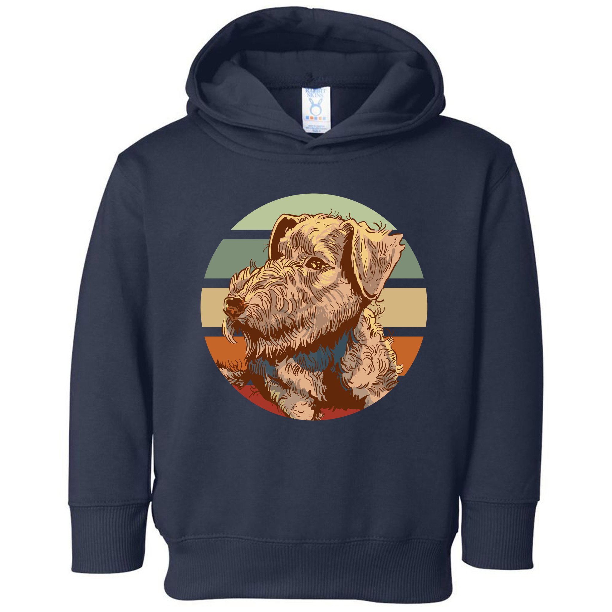 Terrier Dog Cute Sunset Toddler Hoodie