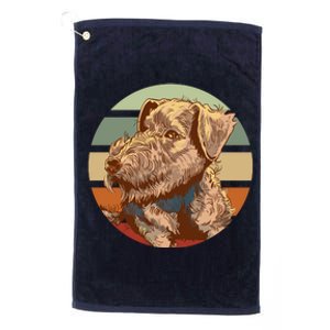 Terrier Dog Cute Sunset Platinum Collection Golf Towel