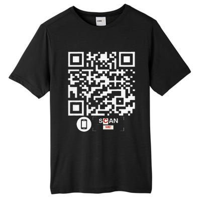 Trump Dancing Codefunny Qr Scan Tall Fusion ChromaSoft Performance T-Shirt