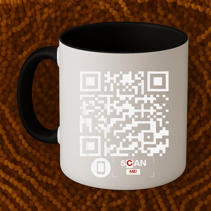 Trump Dancing Codefunny Qr Scan Coffee Mug