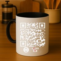 Trump Dancing Codefunny Qr Scan Coffee Mug