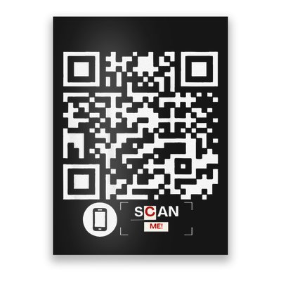 Trump Dancing Codefunny Qr Scan Poster