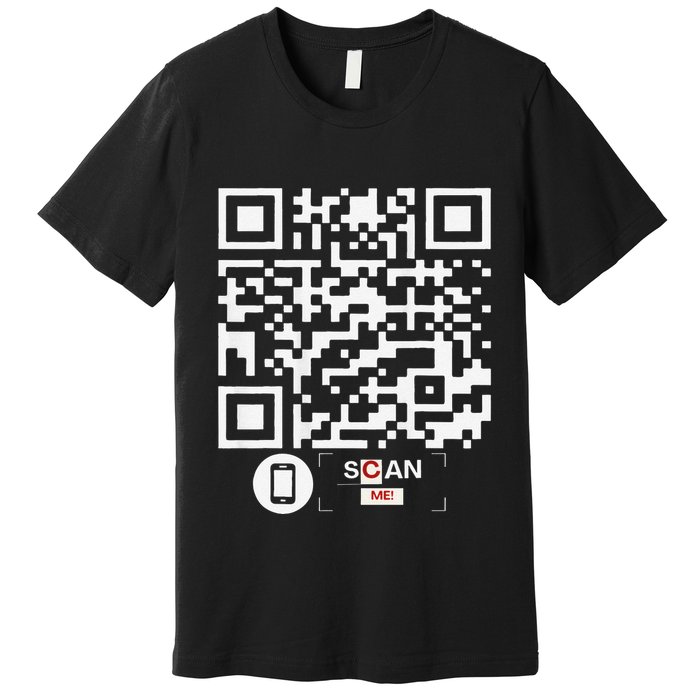 Trump Dancing Codefunny Qr Scan Premium T-Shirt