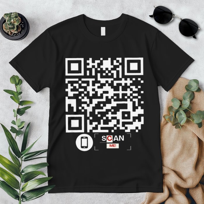 Trump Dancing Codefunny Qr Scan Premium T-Shirt