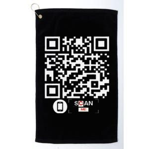 Trump Dancing Codefunny Qr Scan Platinum Collection Golf Towel