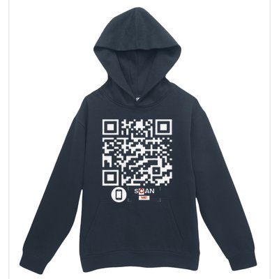 Trump Dancing Codefunny Qr Scan Urban Pullover Hoodie