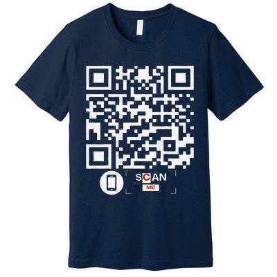 Trump Dancing Codefunny Qr Scan Premium T-Shirt