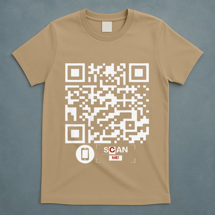 Trump Dancing Codefunny Qr Scan T-Shirt