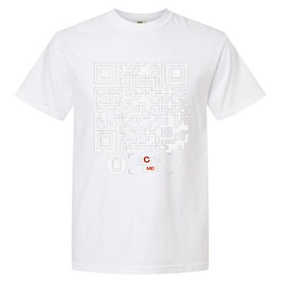 Trump Dancing Codefunny Qr Scan Garment-Dyed Heavyweight T-Shirt