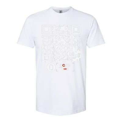 Trump Dancing Codefunny Qr Scan Softstyle CVC T-Shirt