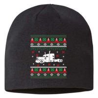 Truck Driver Christmas Ugly Sweater Trucker Sustainable Beanie