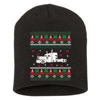 Truck Driver Christmas Ugly Sweater Trucker Short Acrylic Beanie