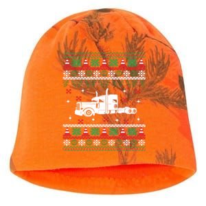 Truck Driver Christmas Ugly Sweater Trucker Kati - Camo Knit Beanie